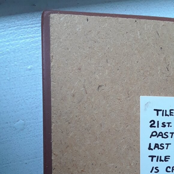 Hand Painted Christmas Tree Ceramic Tile/Trivet - Picture 6 of 11